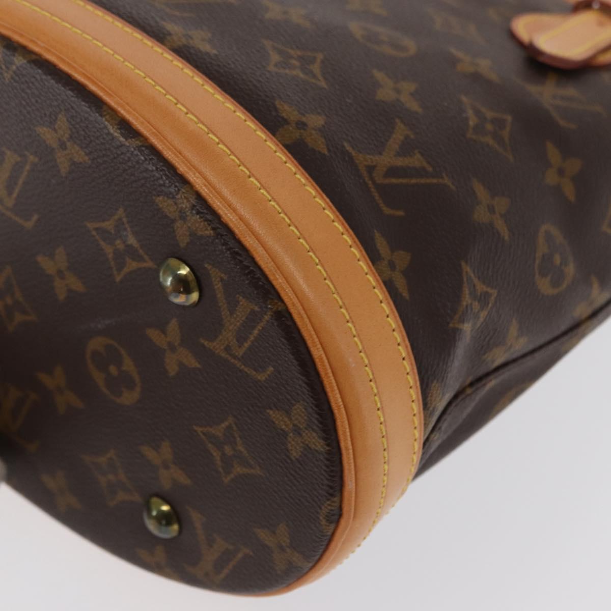 LOUIS VUITTON Monogram Bucket PM Shoulder Bag M42238 LV Auth am9732
