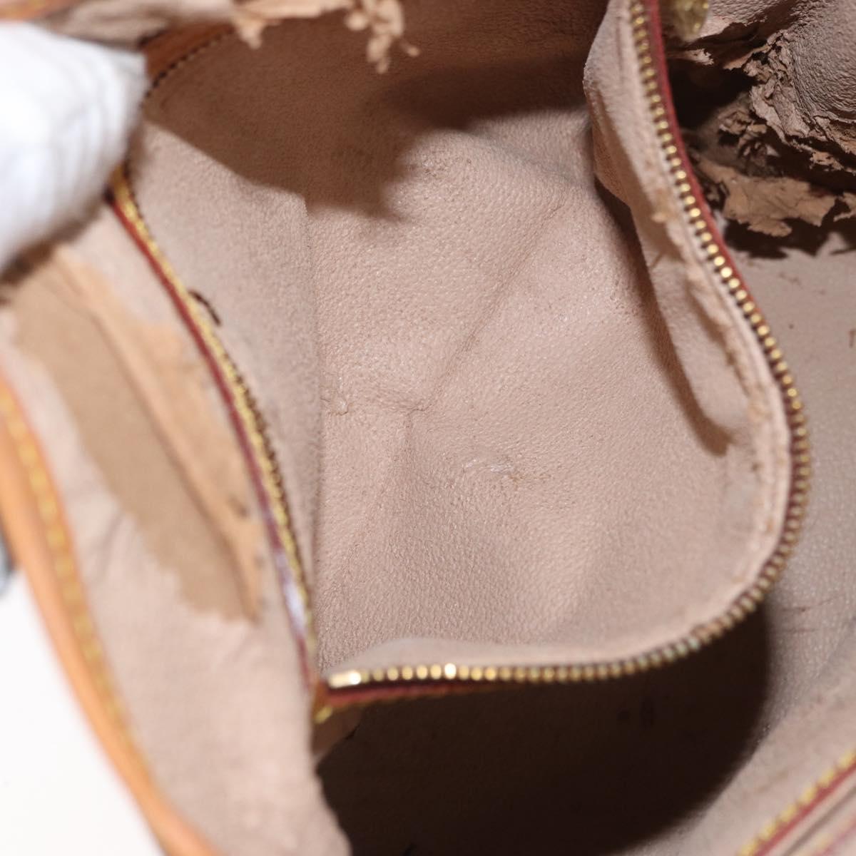 LOUIS VUITTON Monogram Bucket PM Shoulder Bag M42238 LV Auth am9732