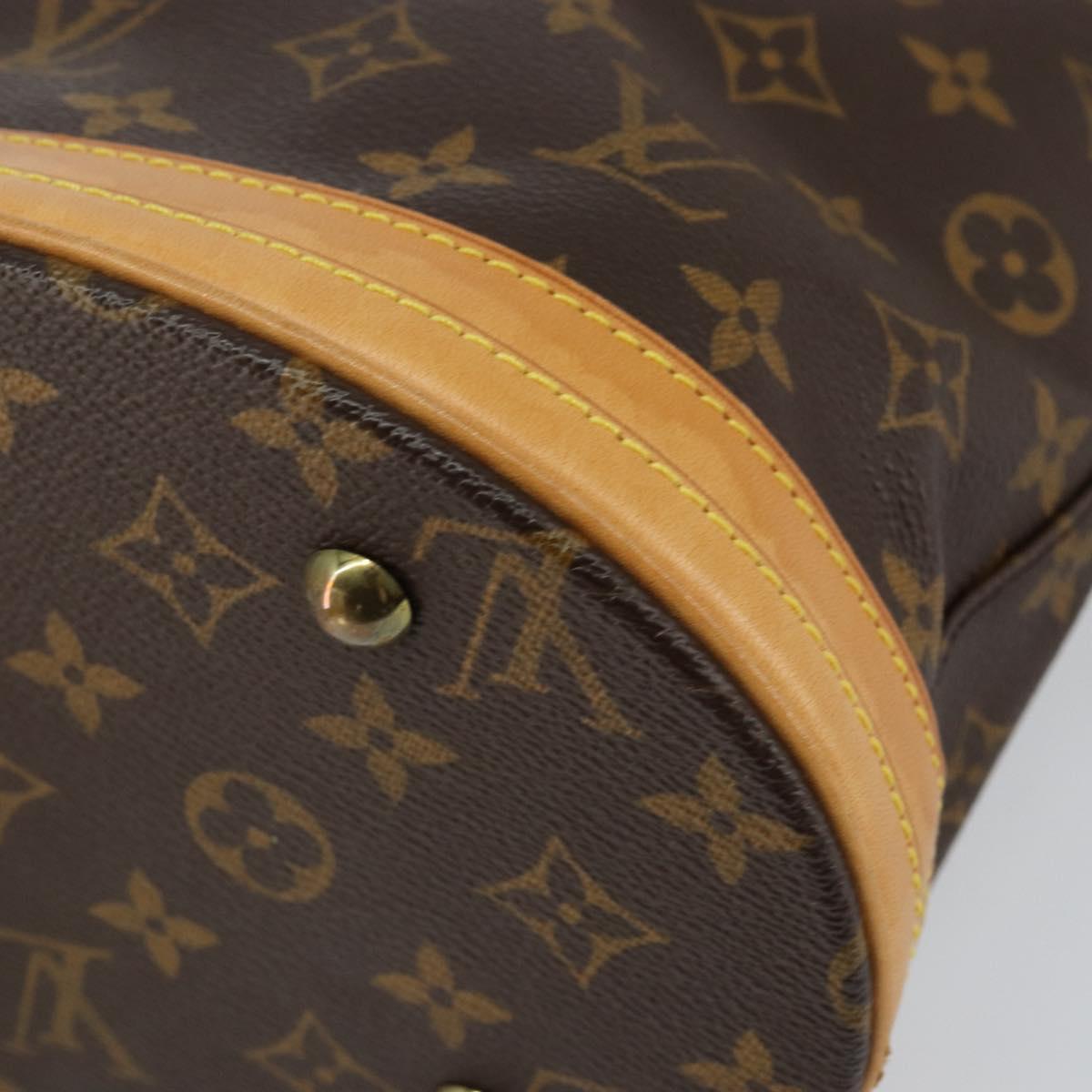 LOUIS VUITTON Monogram Bucket PM Shoulder Bag M42238 LV Auth am9733