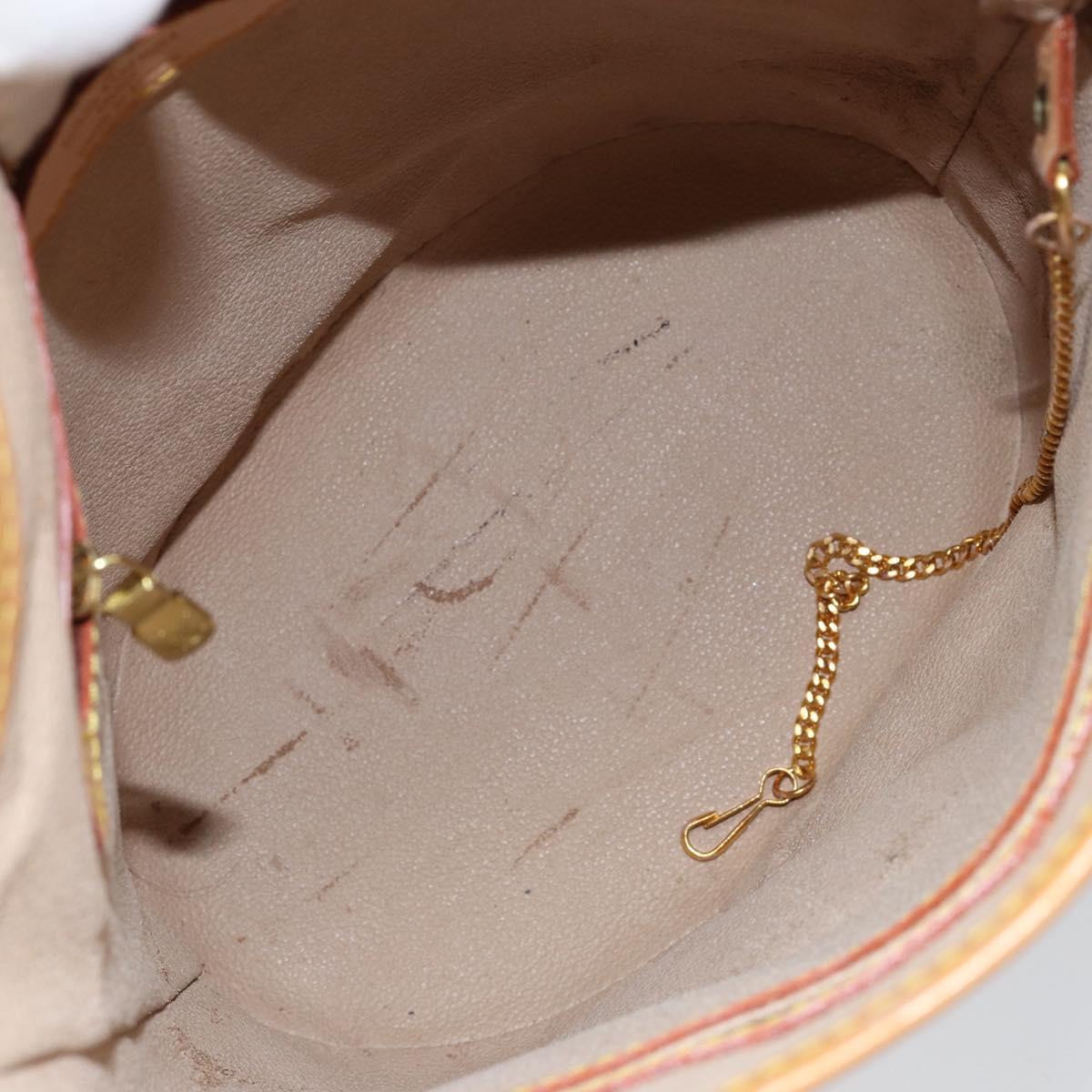 LOUIS VUITTON Monogram Bucket PM Shoulder Bag M42238 LV Auth am9733