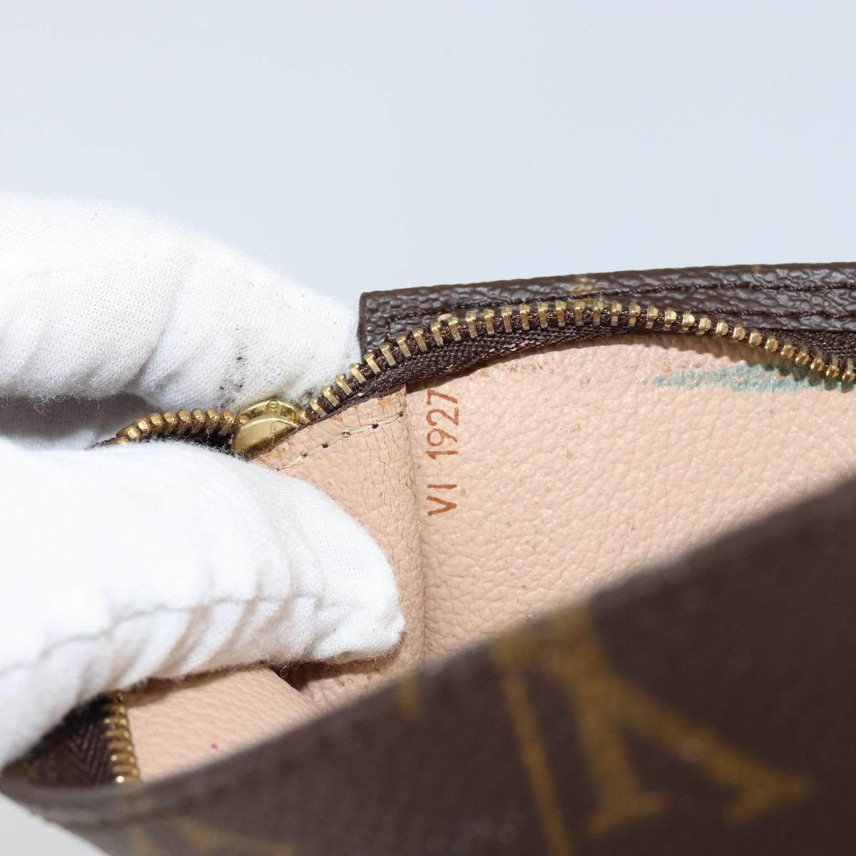 LOUIS VUITTON Monogram Bucket PM Accessory Pouch LV Auth am9734