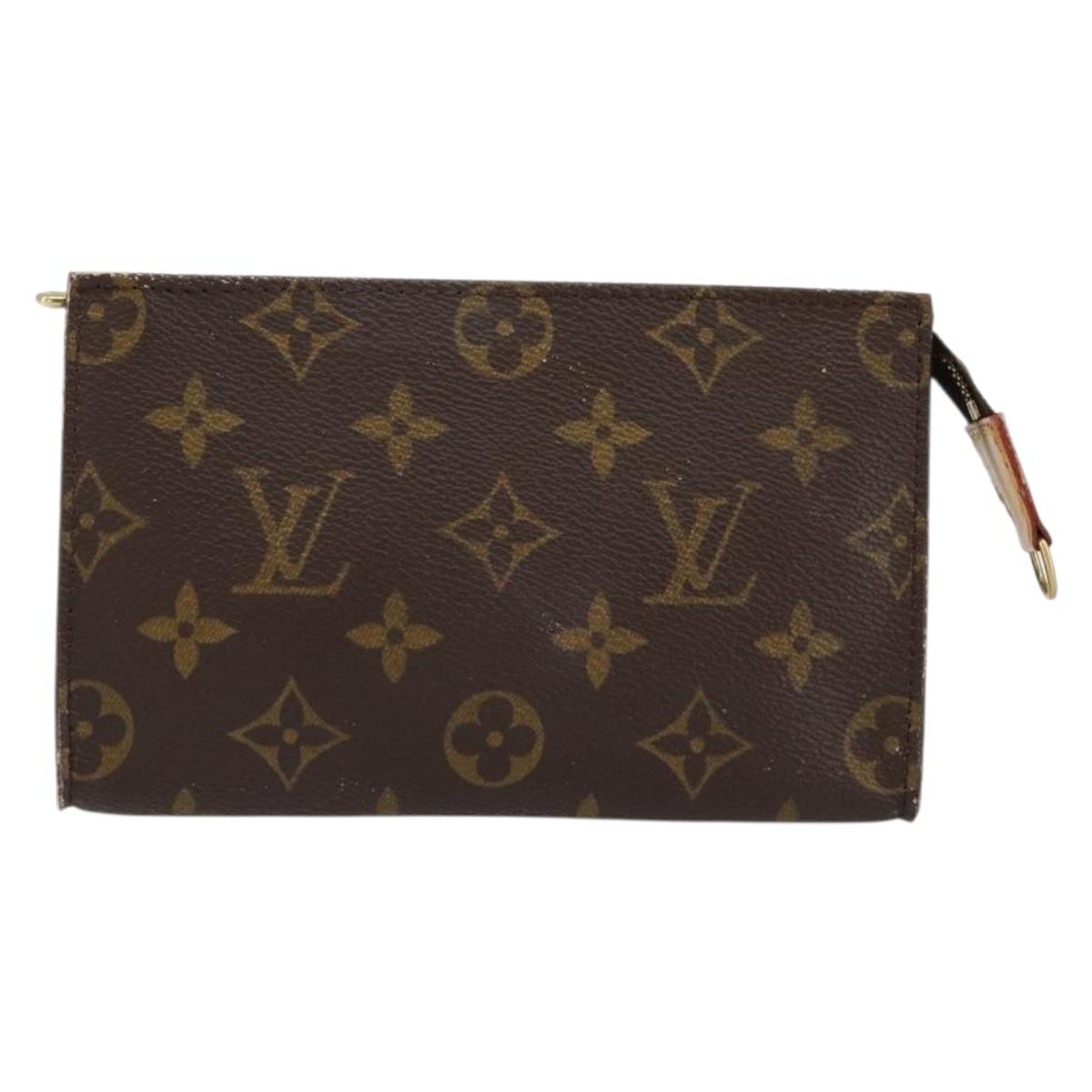 LOUIS VUITTON Monogram Bucket PM Accessory Pouch LV Auth am9734