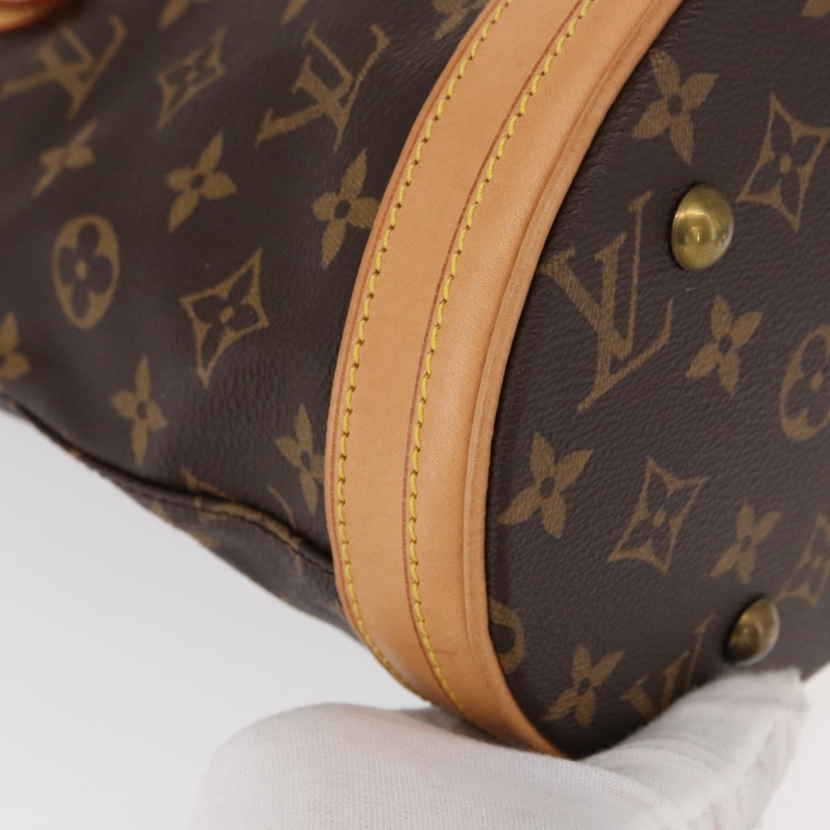 LOUIS VUITTON Monogram Bucket PM Shoulder Bag M42238 LV Auth am9735