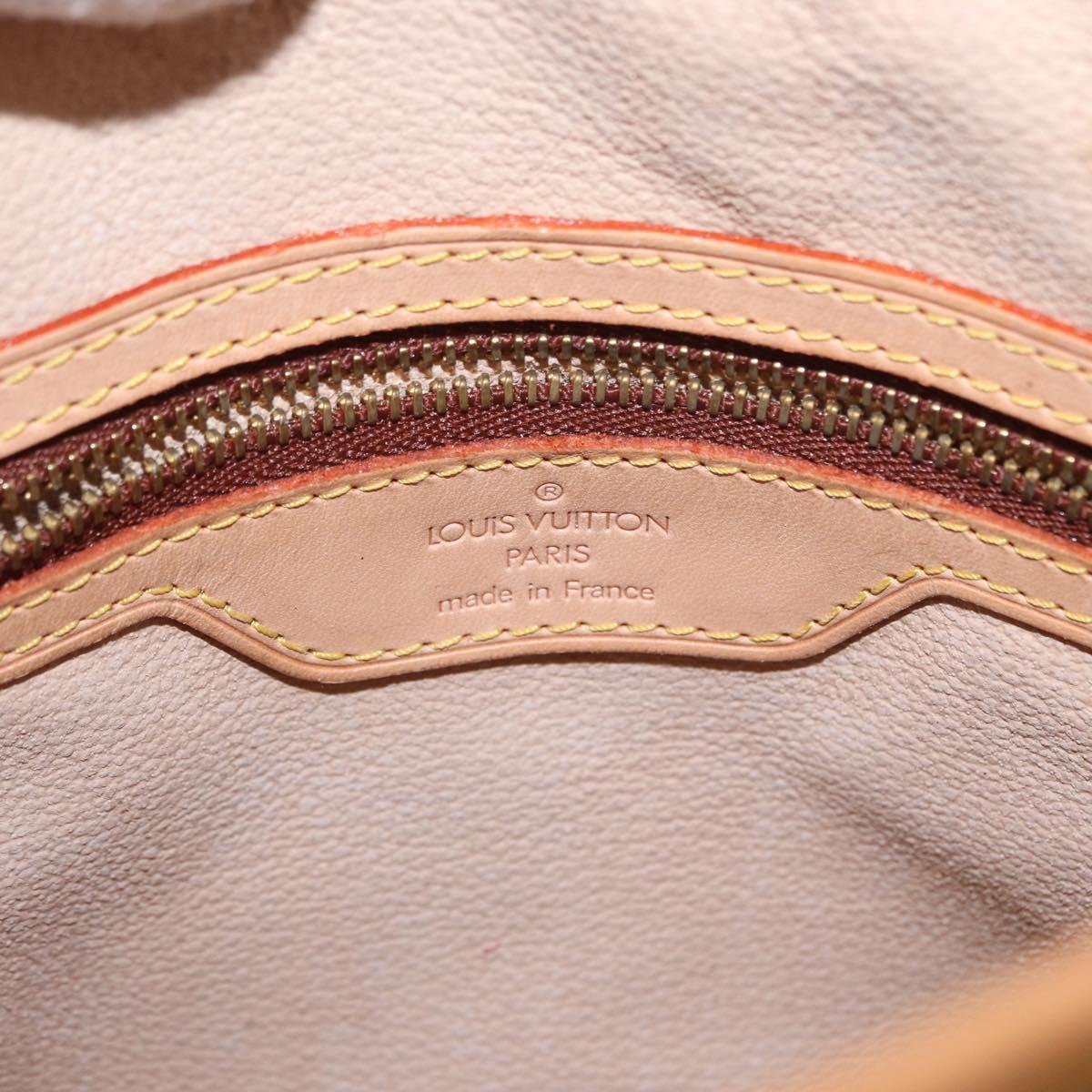 LOUIS VUITTON Monogram Bucket PM Shoulder Bag M42238 LV Auth am9735