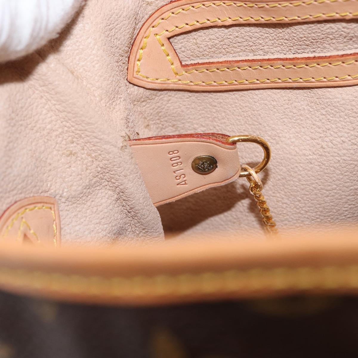 LOUIS VUITTON Monogram Bucket PM Shoulder Bag M42238 LV Auth am9735