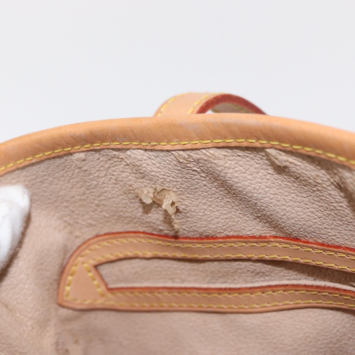 LOUIS VUITTON Monogram Bucket PM Shoulder Bag M42238 LV Auth am9735