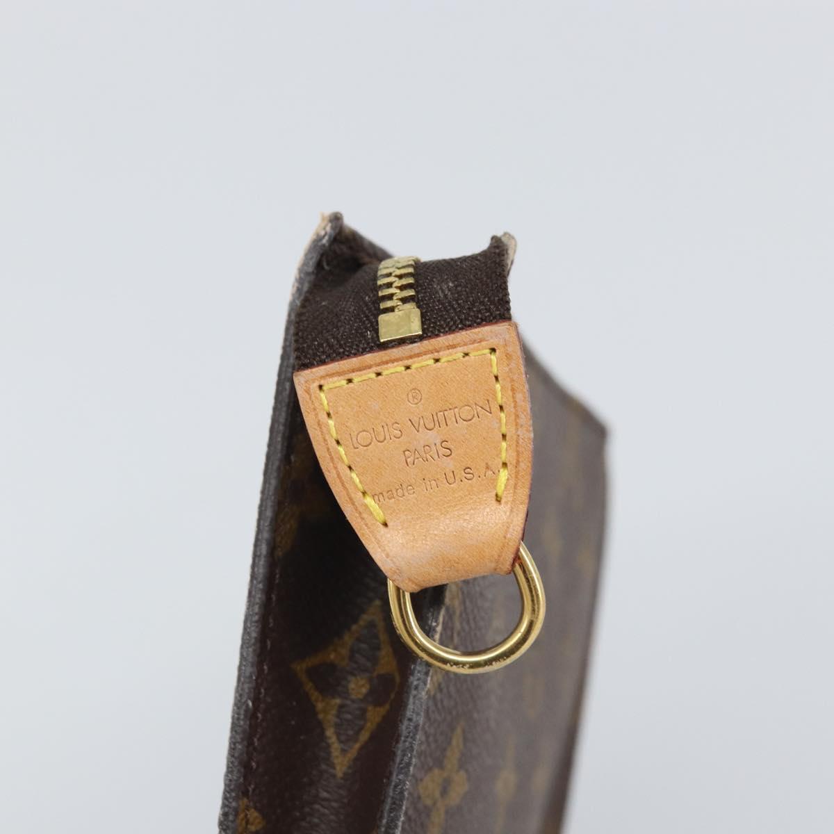 LOUIS VUITTON Monogram Bucket PM Accessory Pouch LV Auth am9736