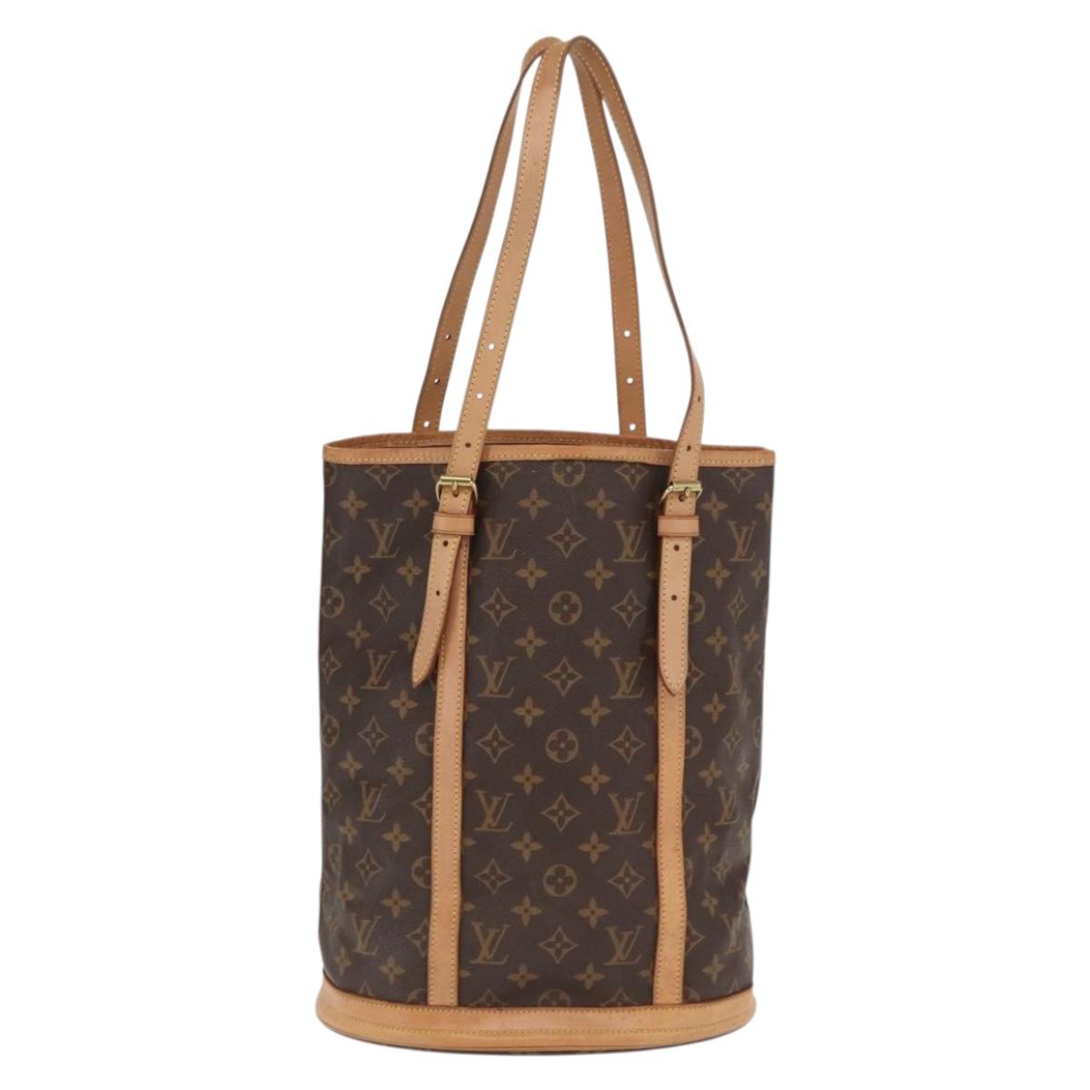 LOUIS VUITTON Monogram Bucket GM Shoulder Bag M42236 LV Auth am9737