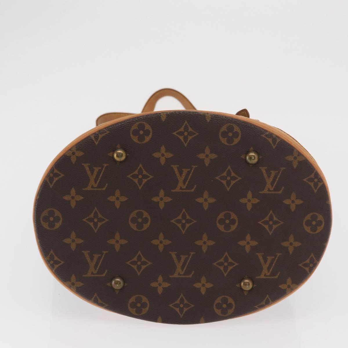 LOUIS VUITTON Monogram Bucket GM Shoulder Bag M42236 LV Auth am9737