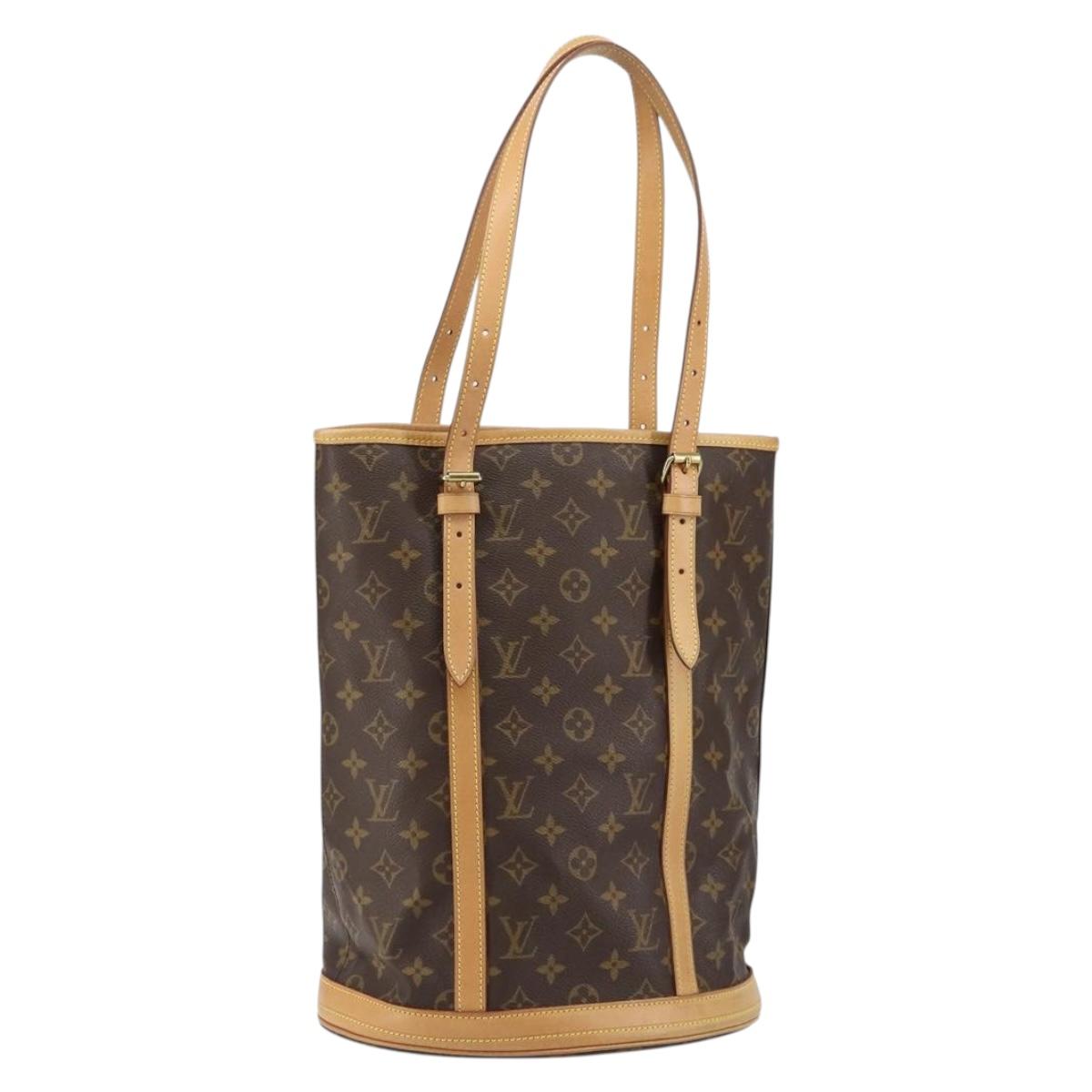 LOUIS VUITTON Monogram Bucket GM Shoulder Bag M42236 LV Auth am9738