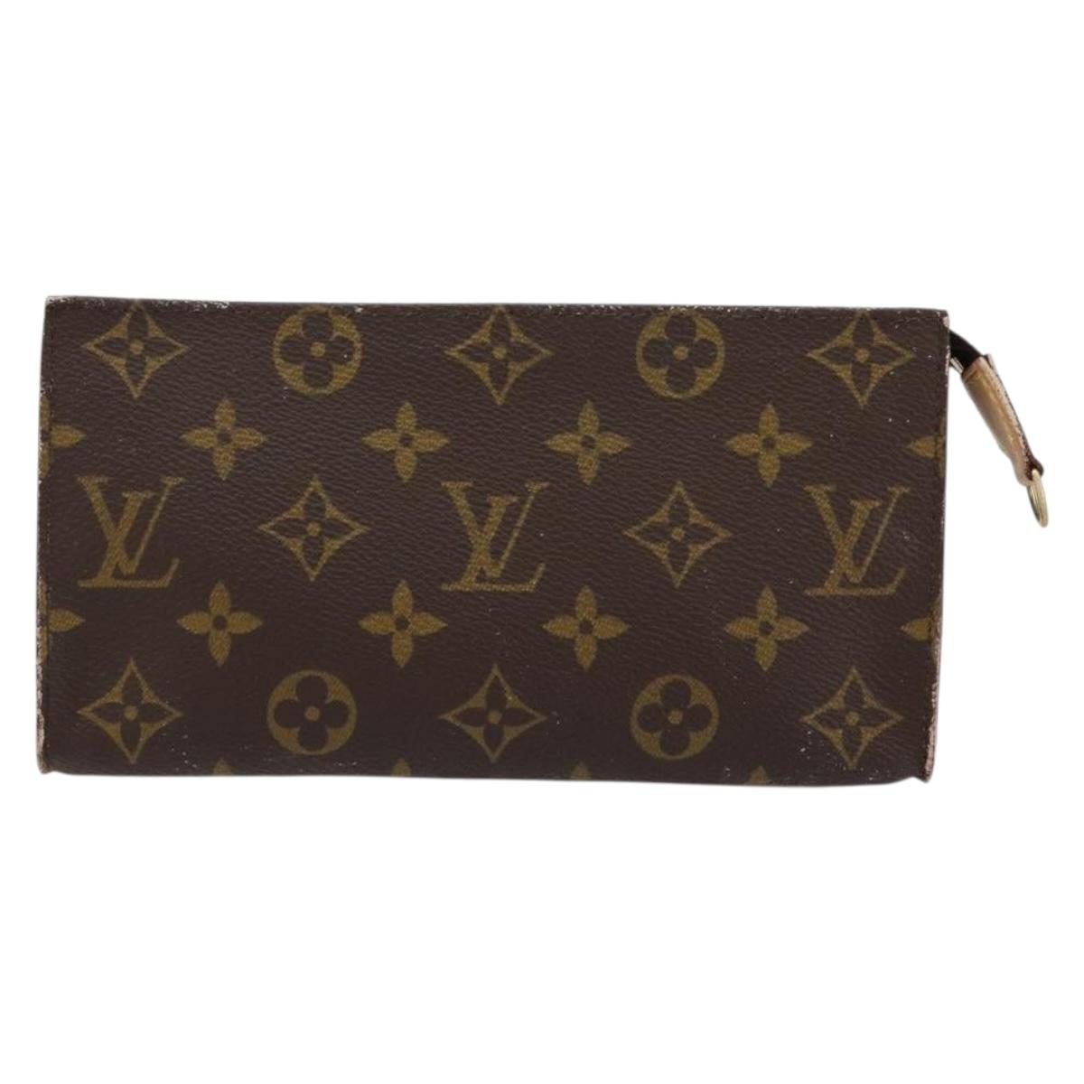 LOUIS VUITTON Monogram Bucket GM Accessory Pouch LV Auth am9739