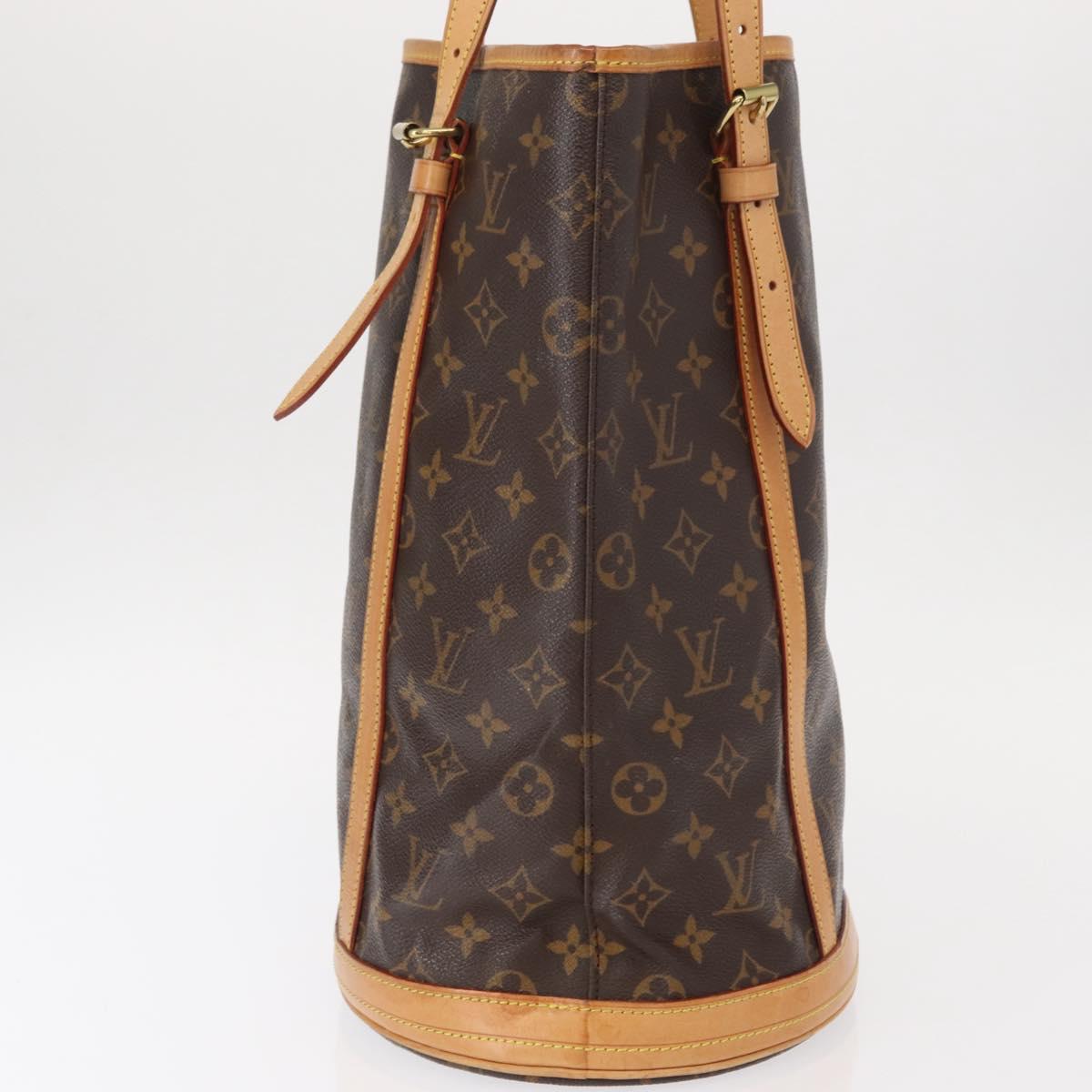 LOUIS VUITTON Monogram Bucket GM Shoulder Bag M42236 LV Auth am9740