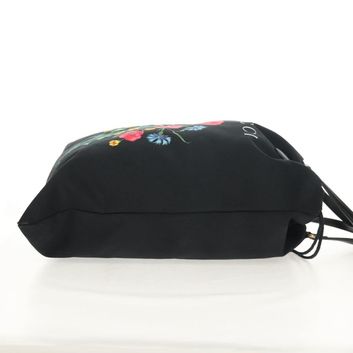 GUCCI Chateau Marmont Tote Bag Canvas Black Gold 552403 Auth am9753M