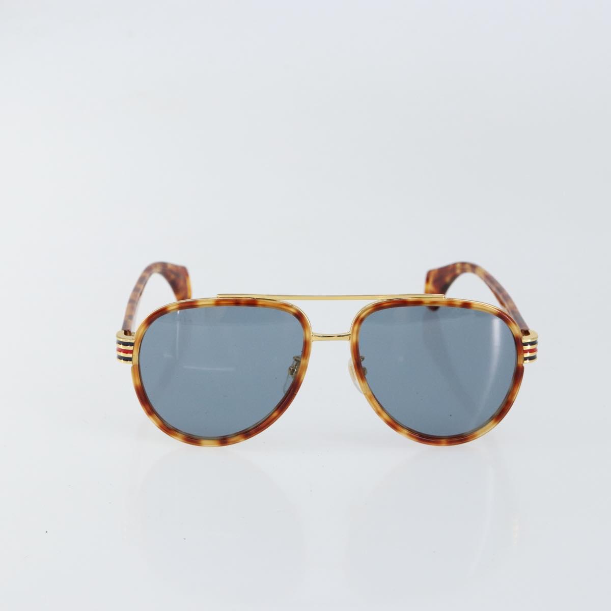 GUCCI Sunglasses Metal Brown GG0447S Auth am9773