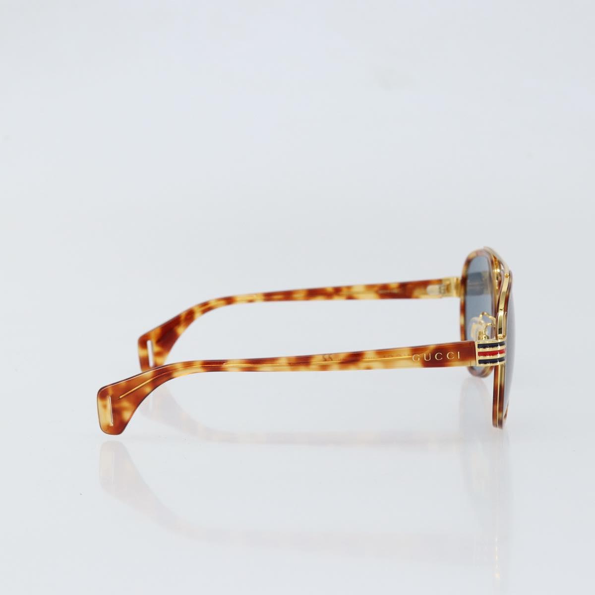 GUCCI Sunglasses Metal Brown GG0447S Auth am9773