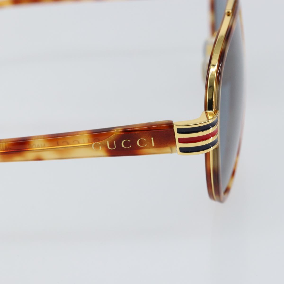 GUCCI Sunglasses Metal Brown GG0447S Auth am9773