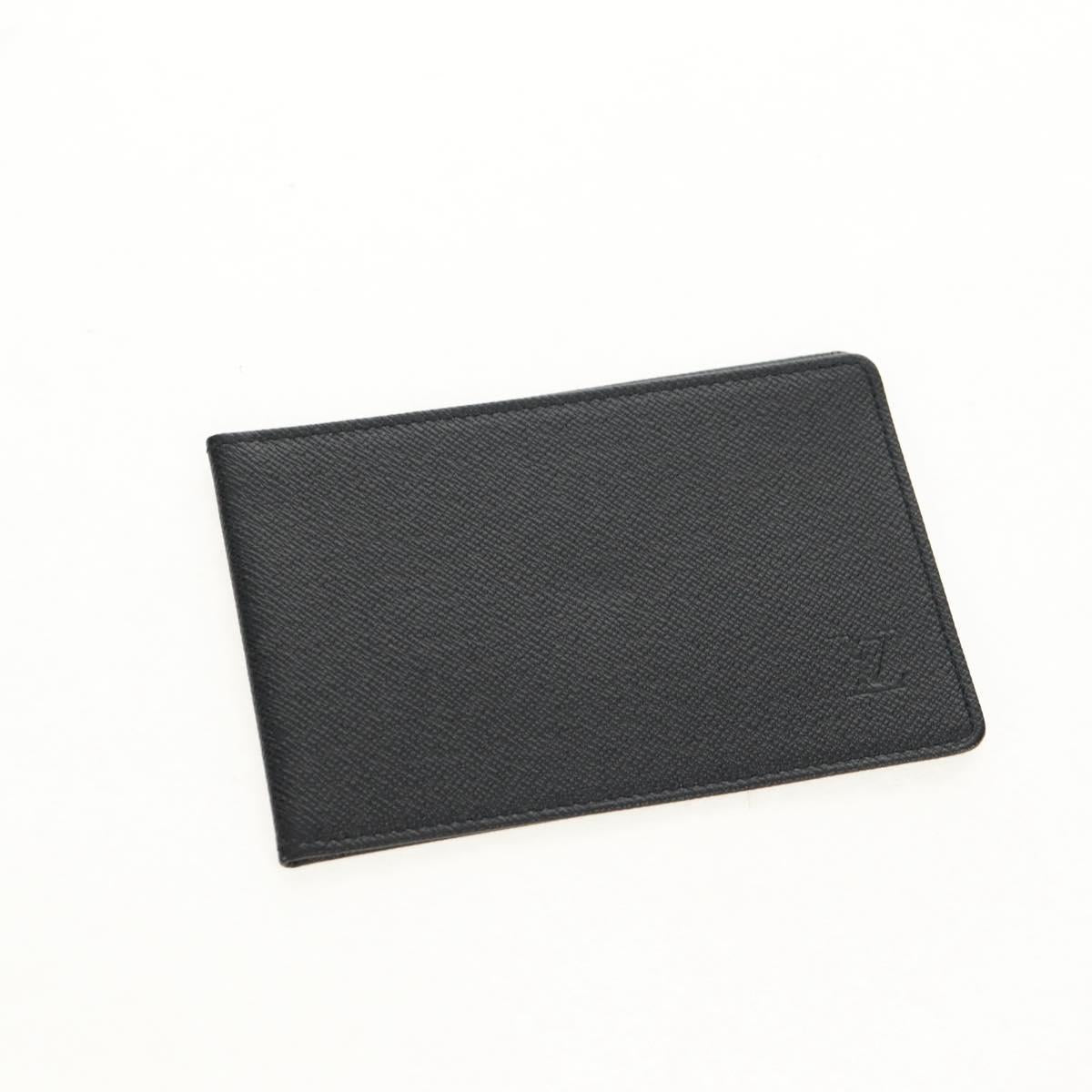 LOUIS VUITTON Epi Porte TresorEtui Papie Wallet Black M63712 LV Auth am9784V