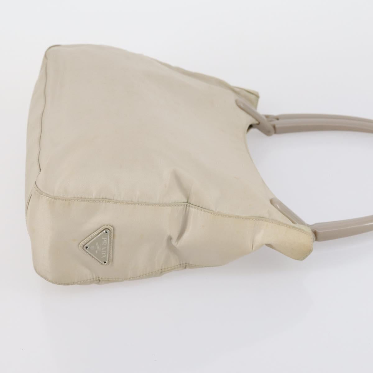 PRADA Tote Bag Nylon 3 Set Beige Blue khaki Auth am9798