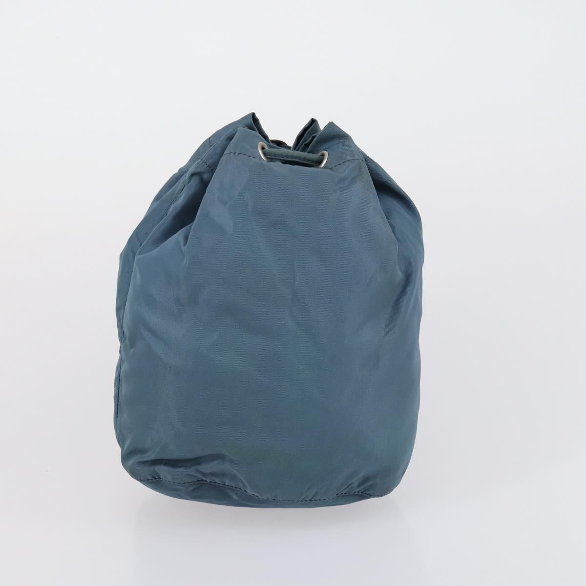 PRADA Tote Bag Nylon 3 Set Beige Blue khaki Auth am9798