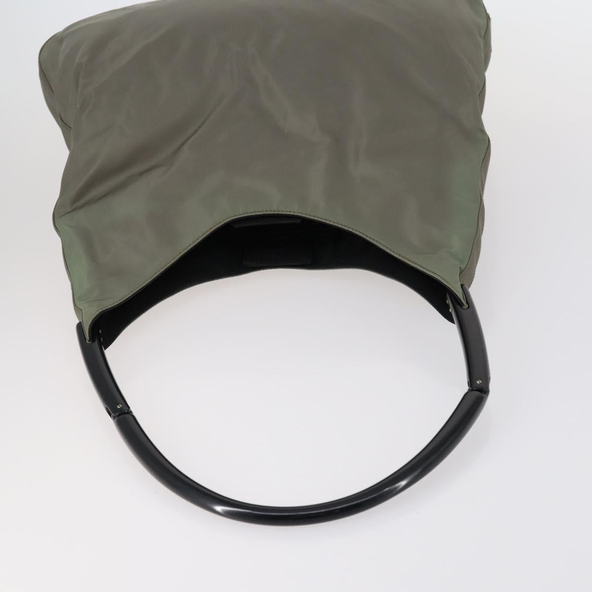 PRADA Tote Bag Nylon 3 Set Beige Blue khaki Auth am9798