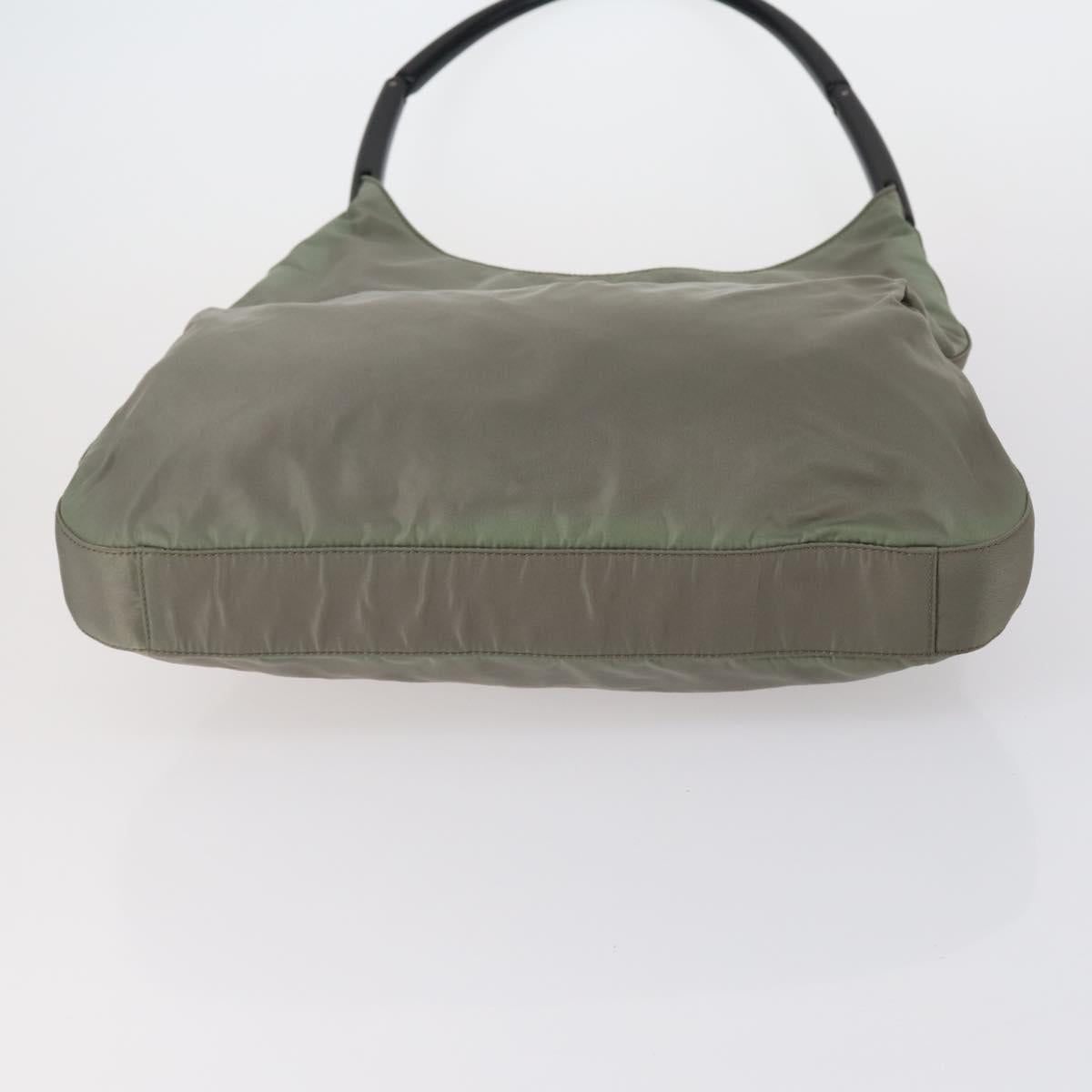 PRADA Tote Bag Nylon 3 Set Beige Blue khaki Auth am9798