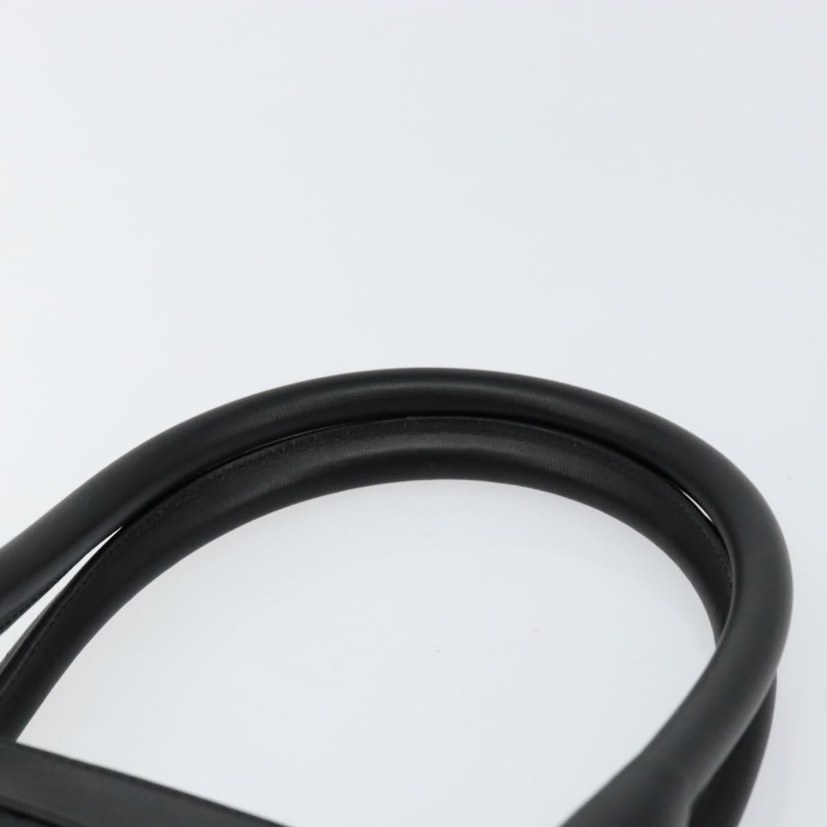 GUCCI GG Canvas Tote Bag Black Silver 33890 Auth am9800