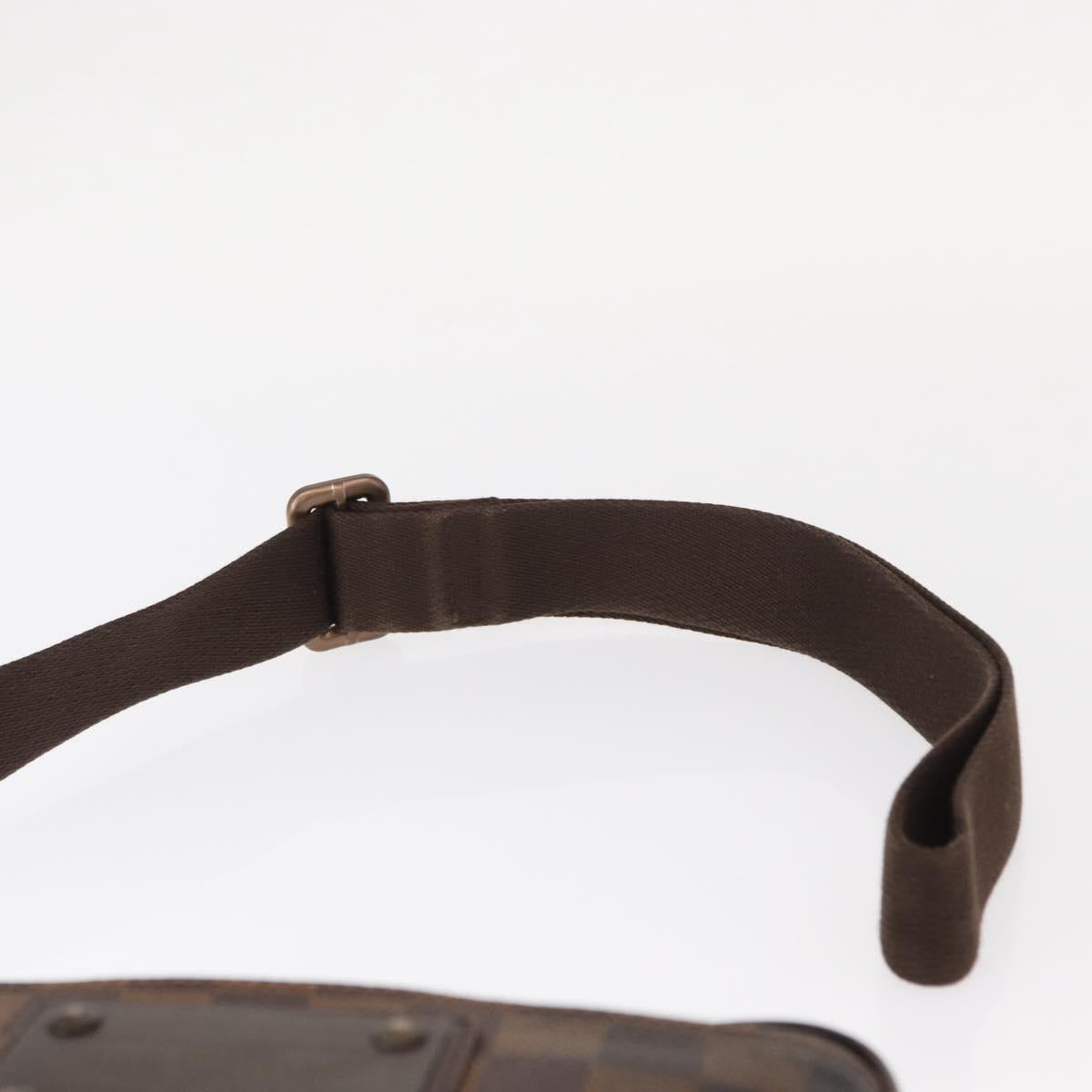 LOUIS VUITTON Damier Ebene Bum Bag Brooklyn Waist Bag N41101 LV Auth am9803