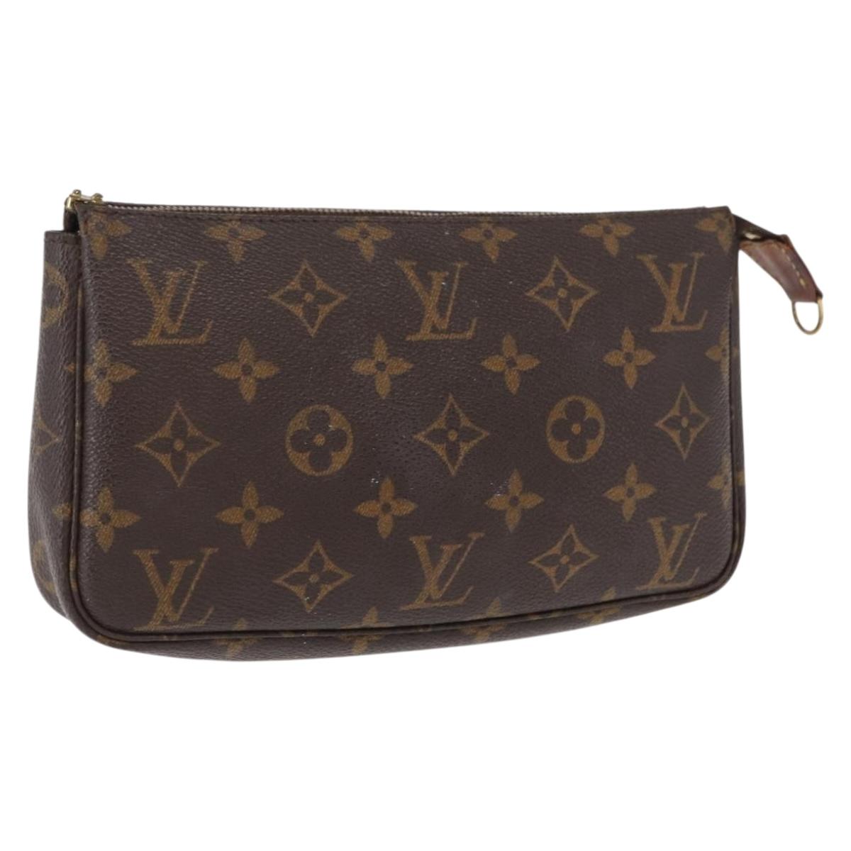 LOUIS VUITTON Monogram Pochette Accessoires Pouch M51980 LV Auth am9815