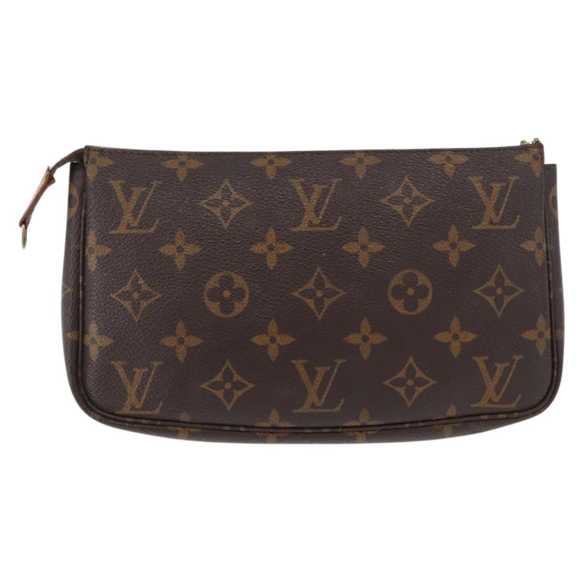 LOUIS VUITTON Monogram Pochette Accessoires Pouch M51980 LV Auth am9815