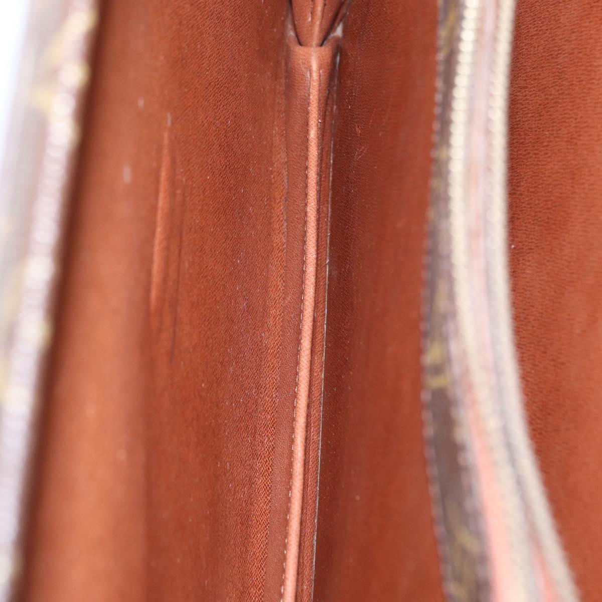 LOUIS VUITTON Monogram Serviette Fermoir Business Bag Vintage M53305 Auth am9816