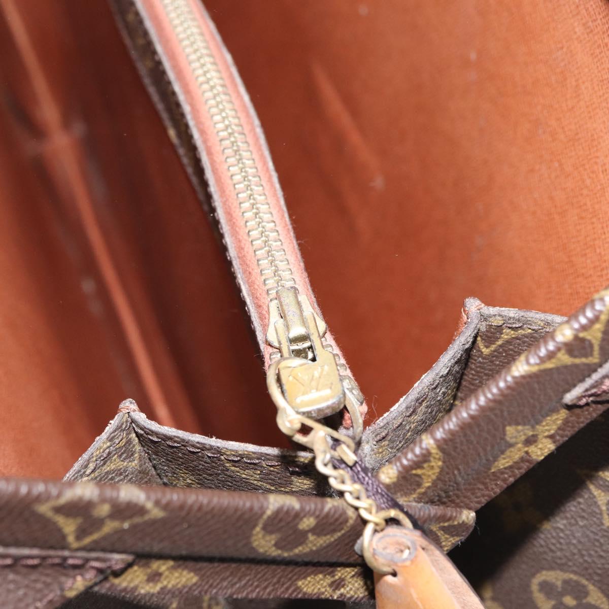 LOUIS VUITTON Monogram Serviette Fermoir Business Bag Vintage M53305 Auth am9816