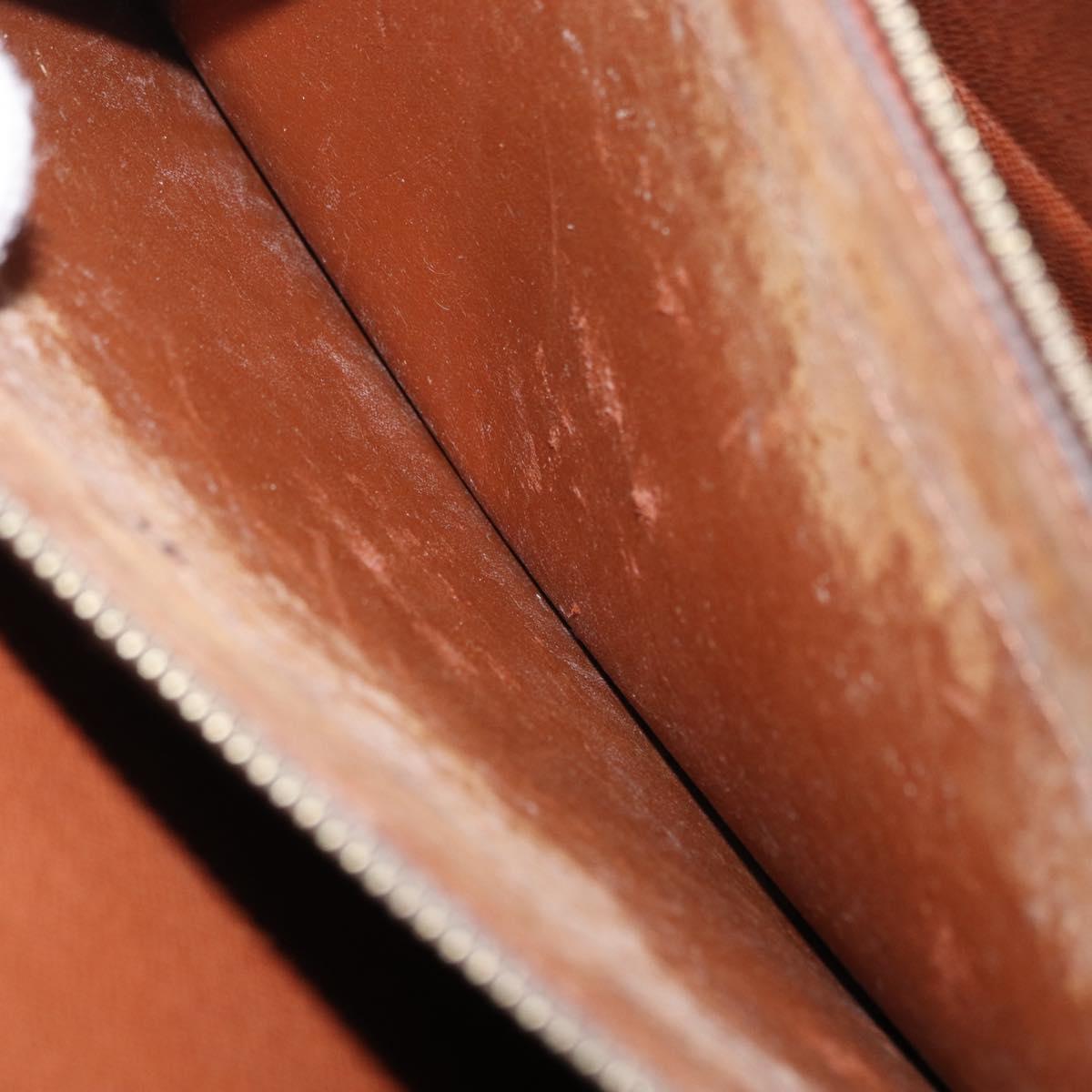 LOUIS VUITTON Monogram Serviette Fermoir Business Bag Vintage M53305 Auth am9816