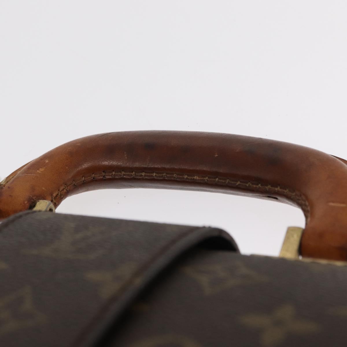 LOUIS VUITTON Monogram Serviette Fermoir Business Bag Vintage M53305 Auth am9816