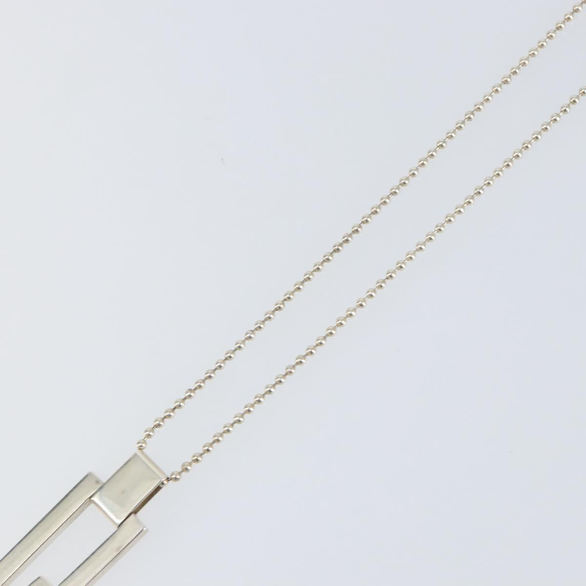 GUCCI Necklace Ag925 Silver Auth am9818