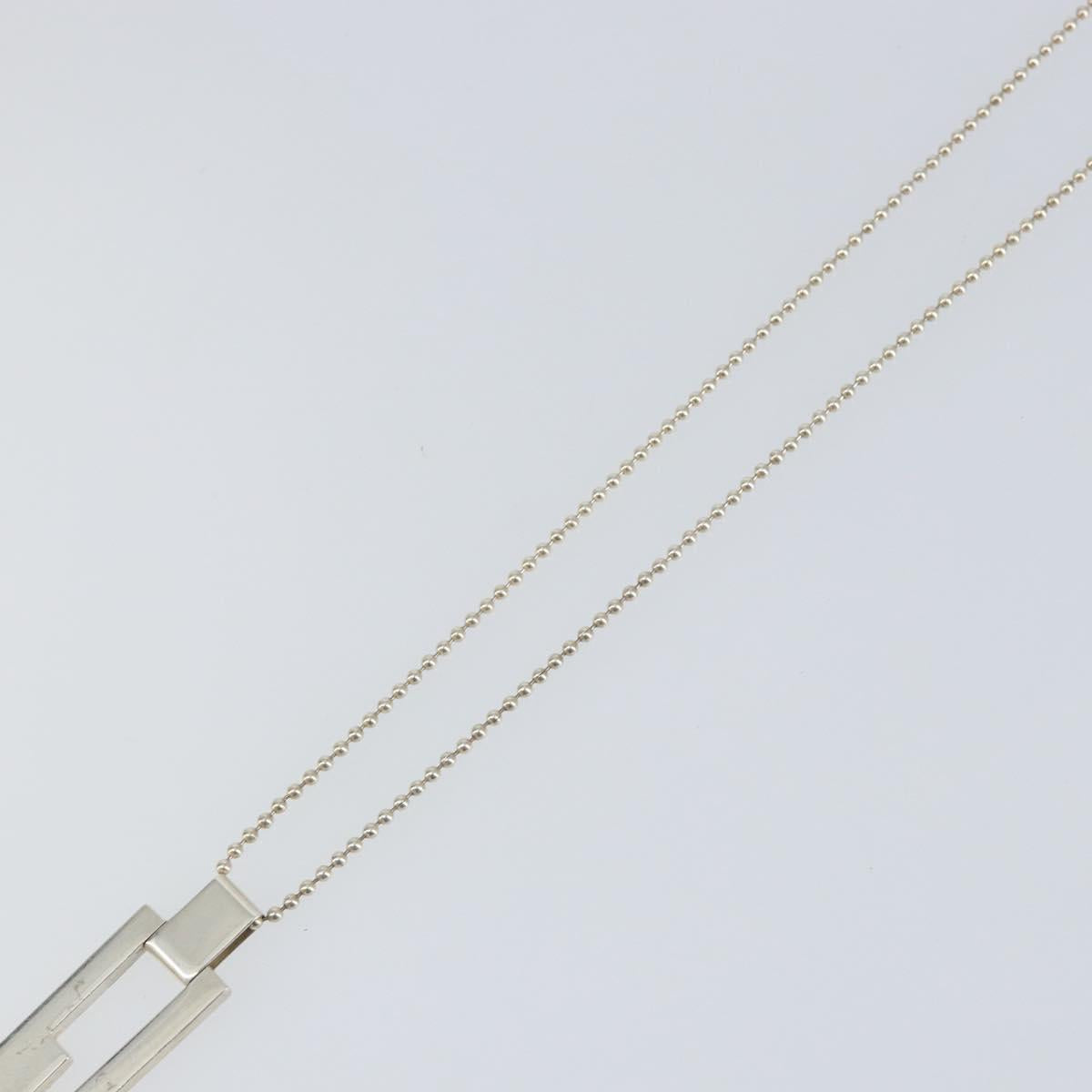 GUCCI Necklace Ag925 Silver Auth am9818