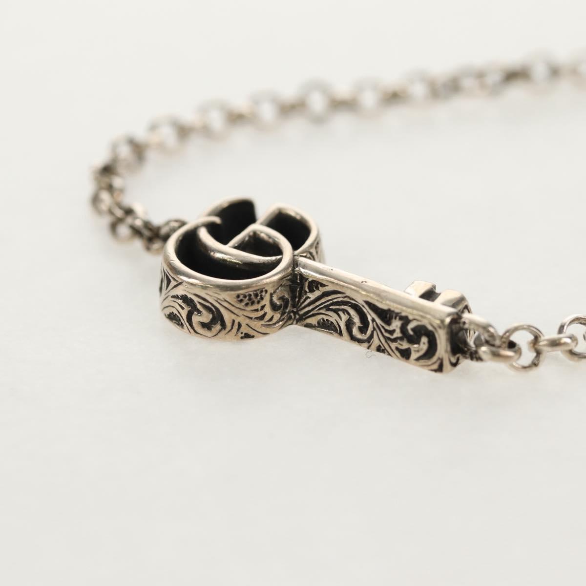 GUCCI Arabesque Bracelet Ag925 Silver Auth am9819V