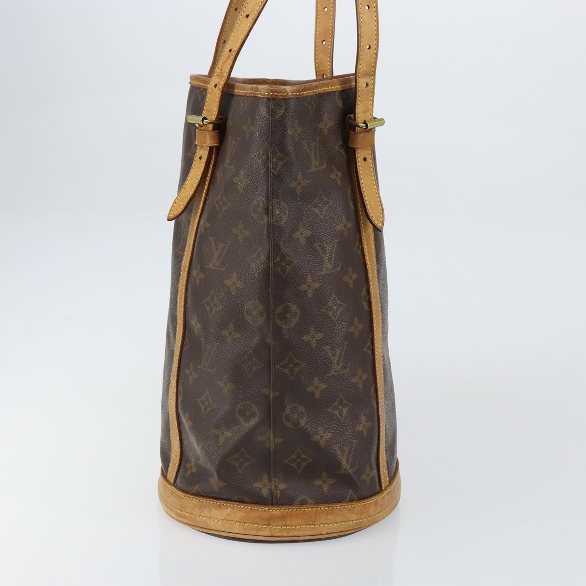 LOUIS VUITTON Monogram Bucket GM Shoulder Bag M42236 LV Auth am9828