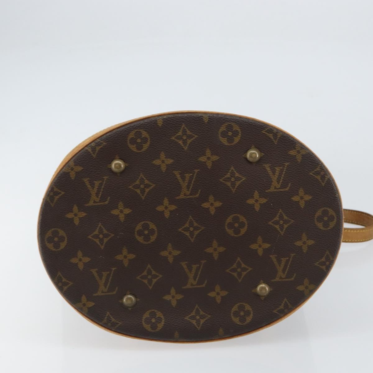 LOUIS VUITTON Monogram Bucket GM Shoulder Bag M42236 LV Auth am9828