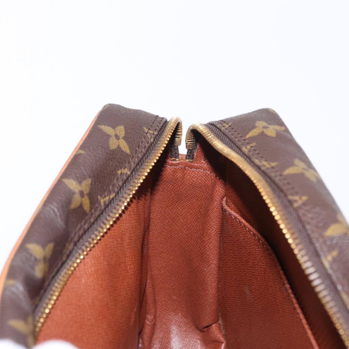 LOUIS VUITTON Monogram Compiegne 28 Clutch Bag M51845 LV Auth am9838