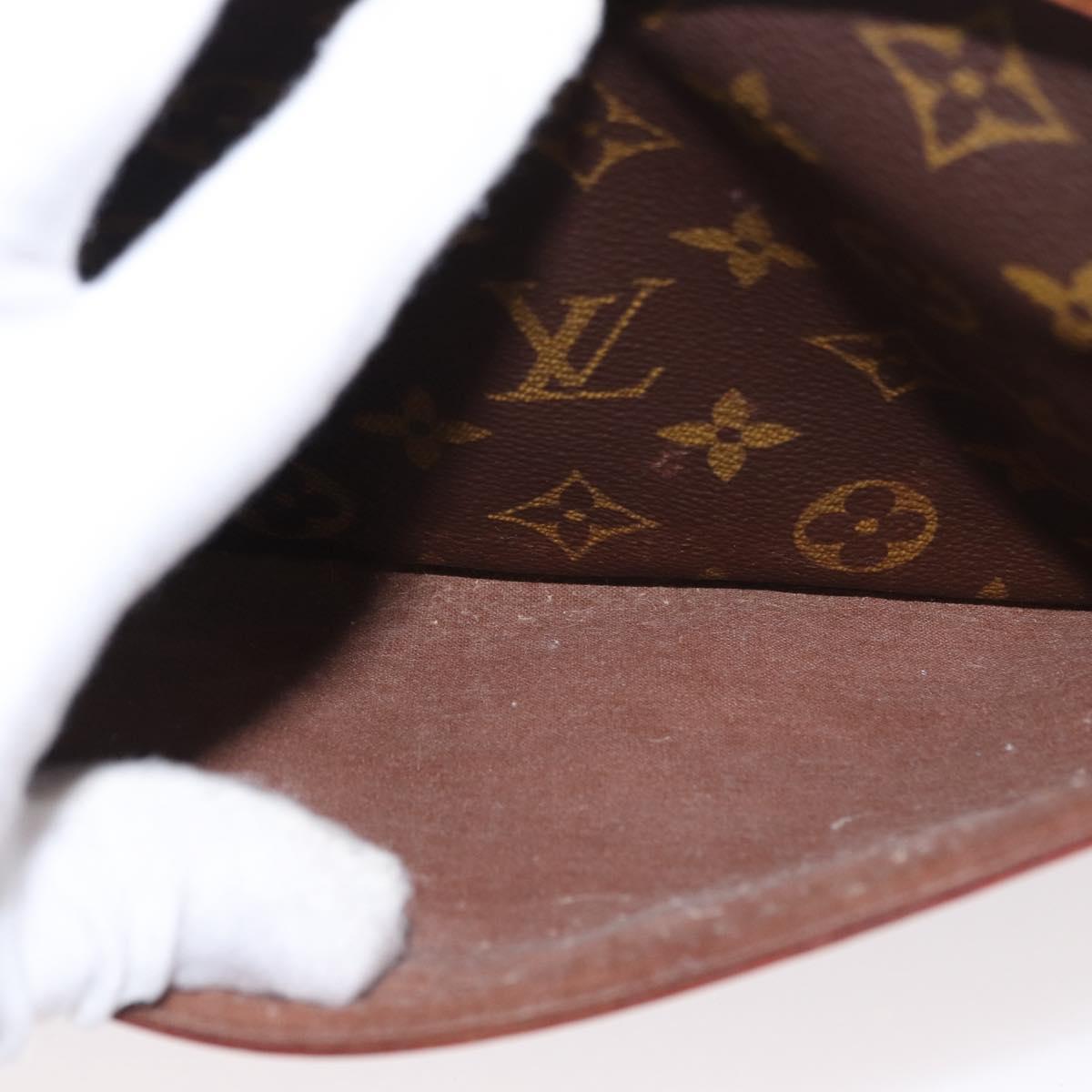 LOUIS VUITTON Monogram Compiegne 28 Clutch Bag M51845 LV Auth am9838