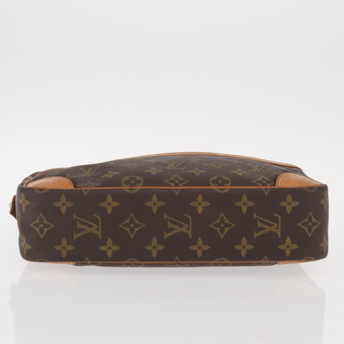 LOUIS VUITTON Monogram Compiegne 28 Clutch Bag M51845 LV Auth am9838