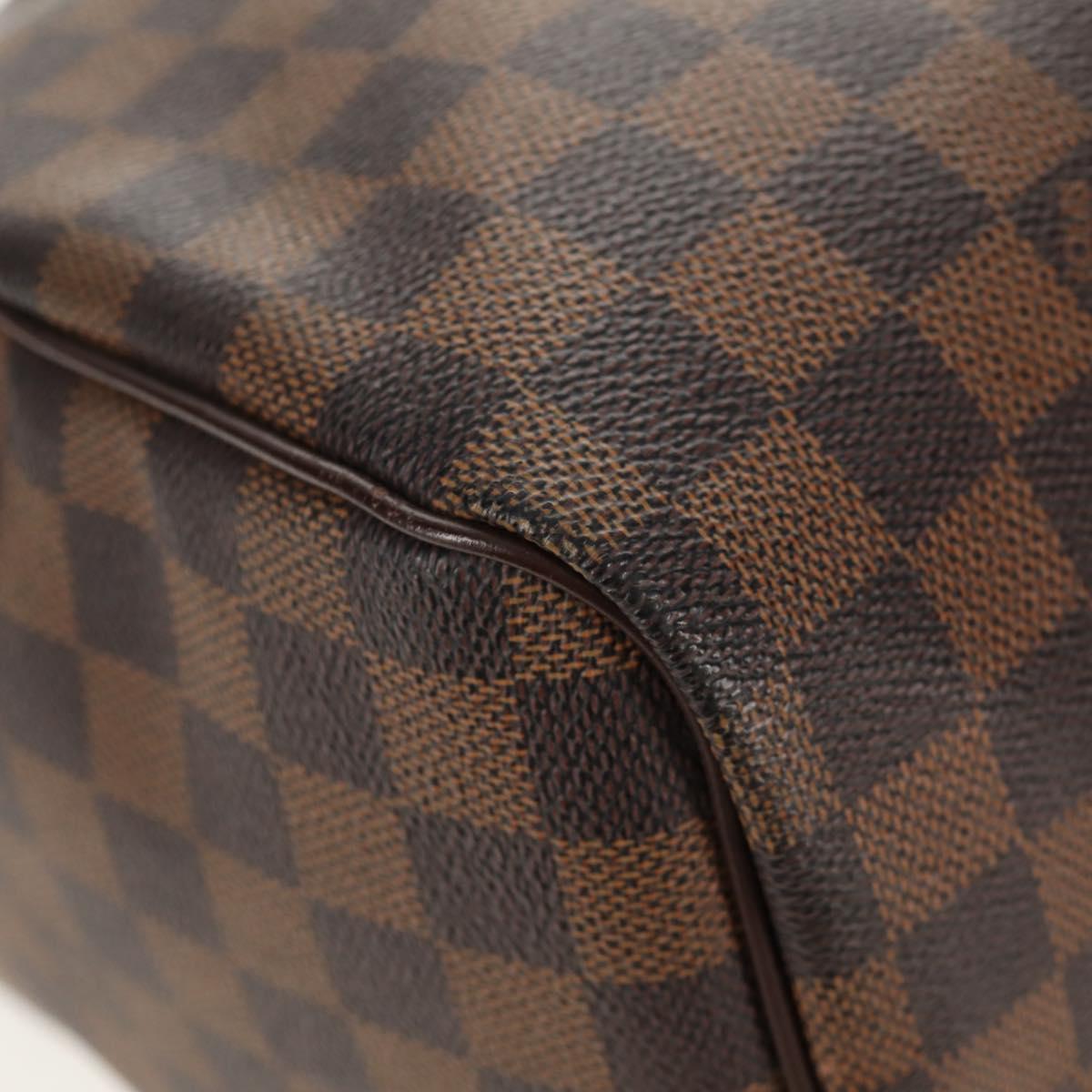 LOUIS VUITTON Damier Ebene Speedy 30 Hand Bag N41364 LV Auth am9848V