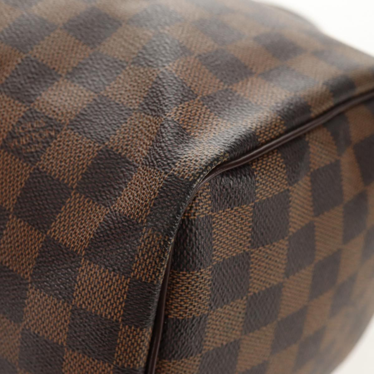 LOUIS VUITTON Damier Ebene Speedy 30 Hand Bag N41364 LV Auth am9848V