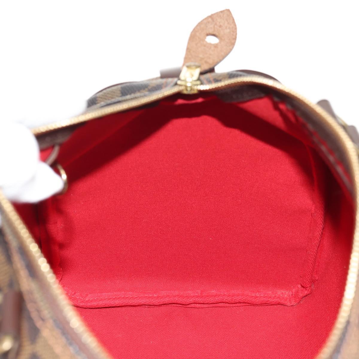 LOUIS VUITTON Damier Ebene Speedy 30 Hand Bag N41364 LV Auth am9848V