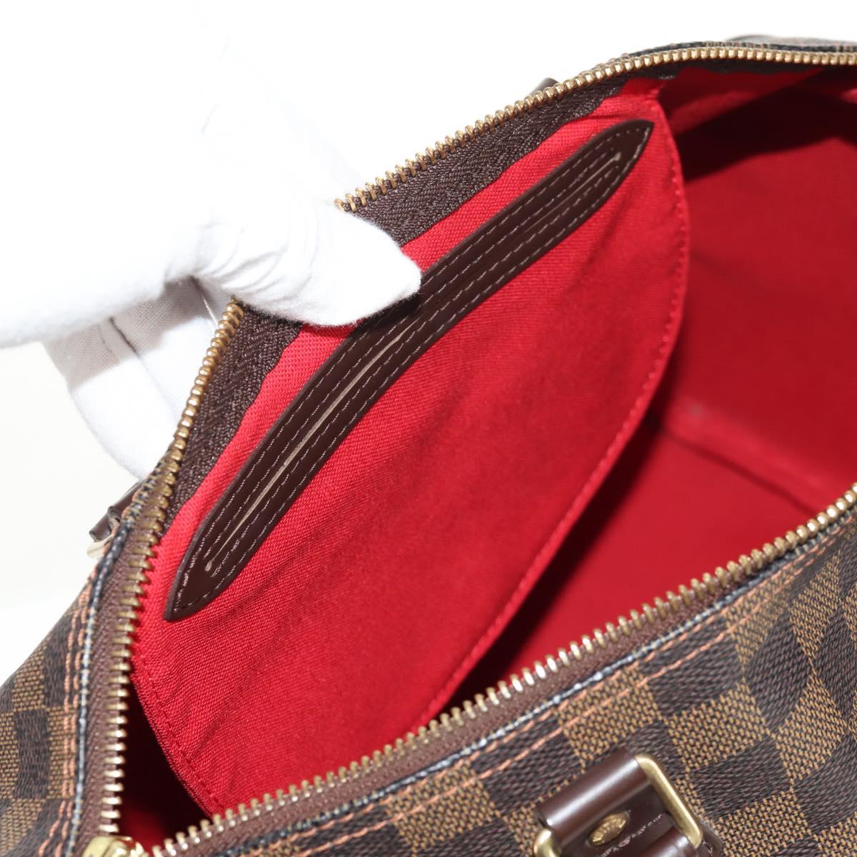 LOUIS VUITTON Damier Ebene Speedy 30 Hand Bag N41364 LV Auth am9848V