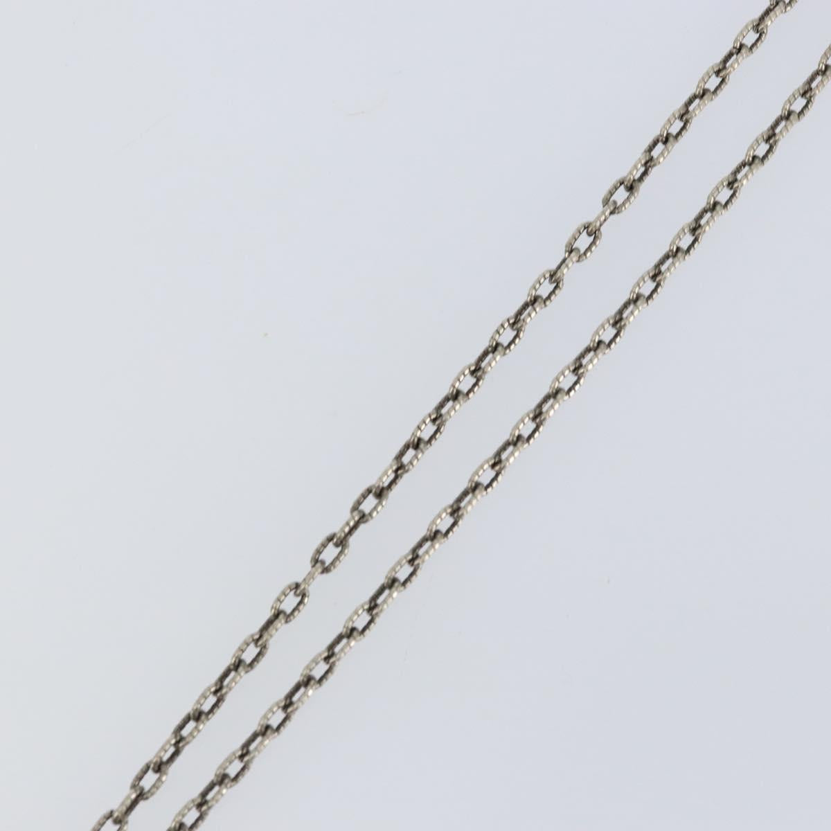 GUCCI Arabesque Necklace Ag925 Silver Auth am9853