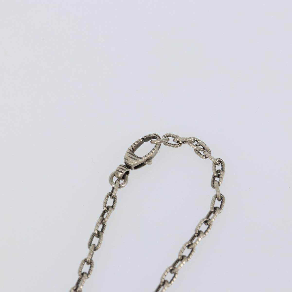 GUCCI Arabesque Necklace Ag925 Silver Auth am9853