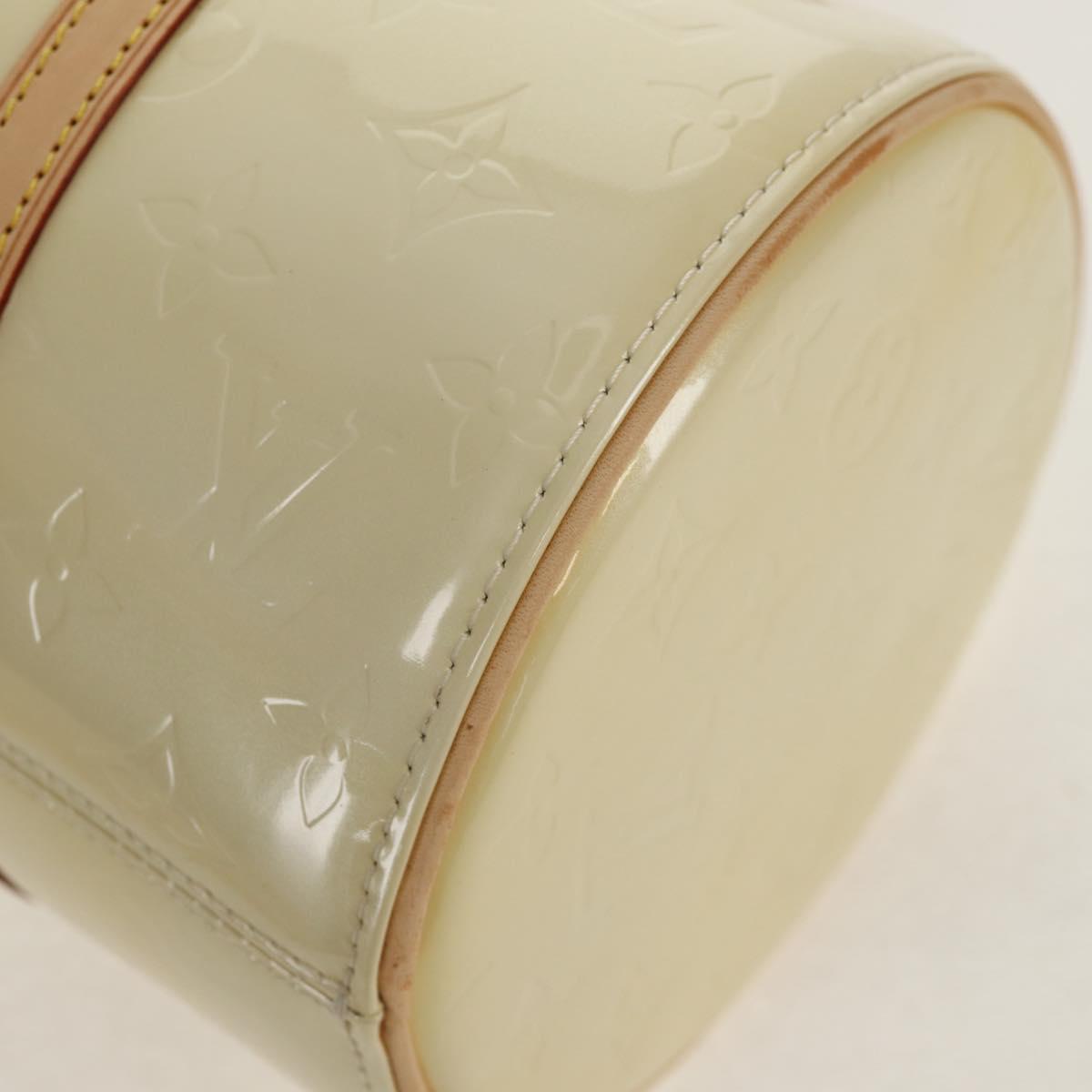 LOUIS VUITTON Monogram Vernis Bedford Hand Bag Perle M91331 LV Auth am9856V