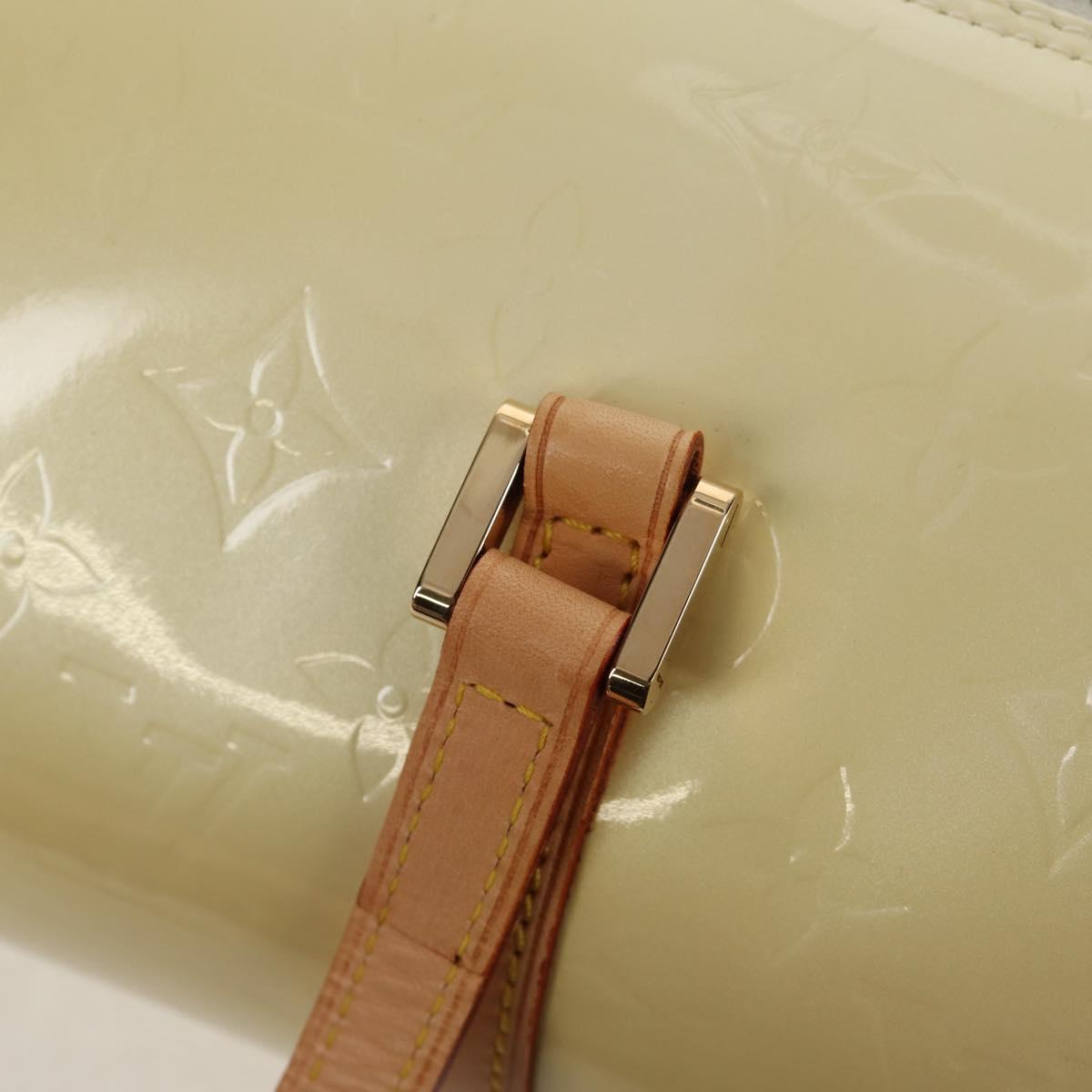 LOUIS VUITTON Monogram Vernis Bedford Hand Bag Perle M91331 LV Auth am9856V