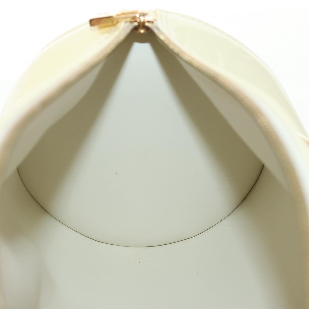 LOUIS VUITTON Monogram Vernis Bedford Hand Bag Perle M91331 LV Auth am9856V